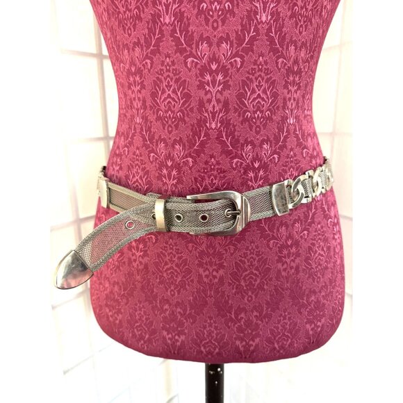 Vintage Heavy Weight Metal Mesh Chain Link Belt With  display picture 1